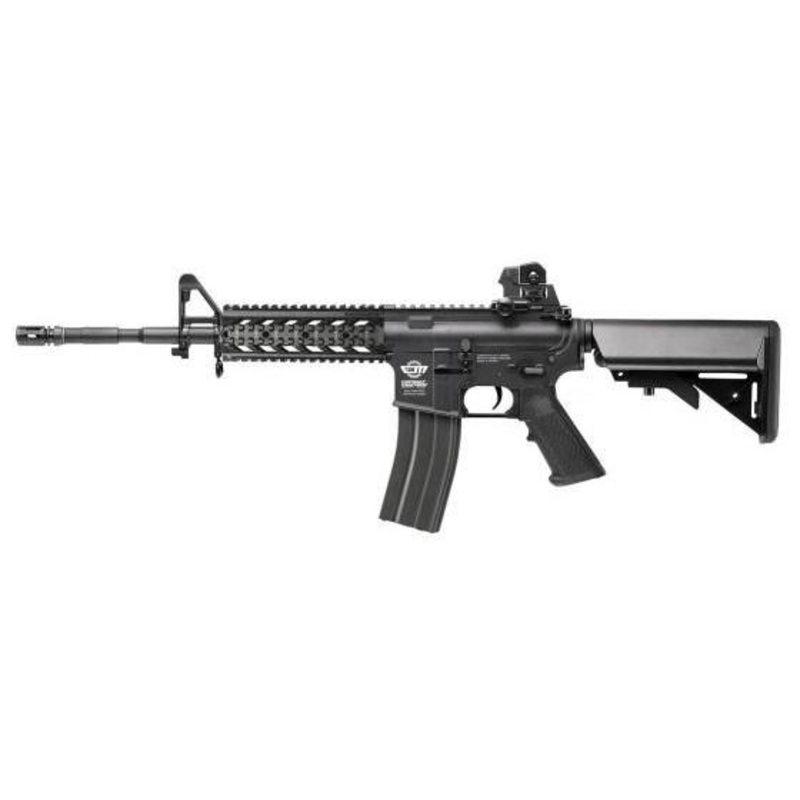 G&G CM16 Raider Long AEG Airsoft Rifle w/ Battery & Charger, Black