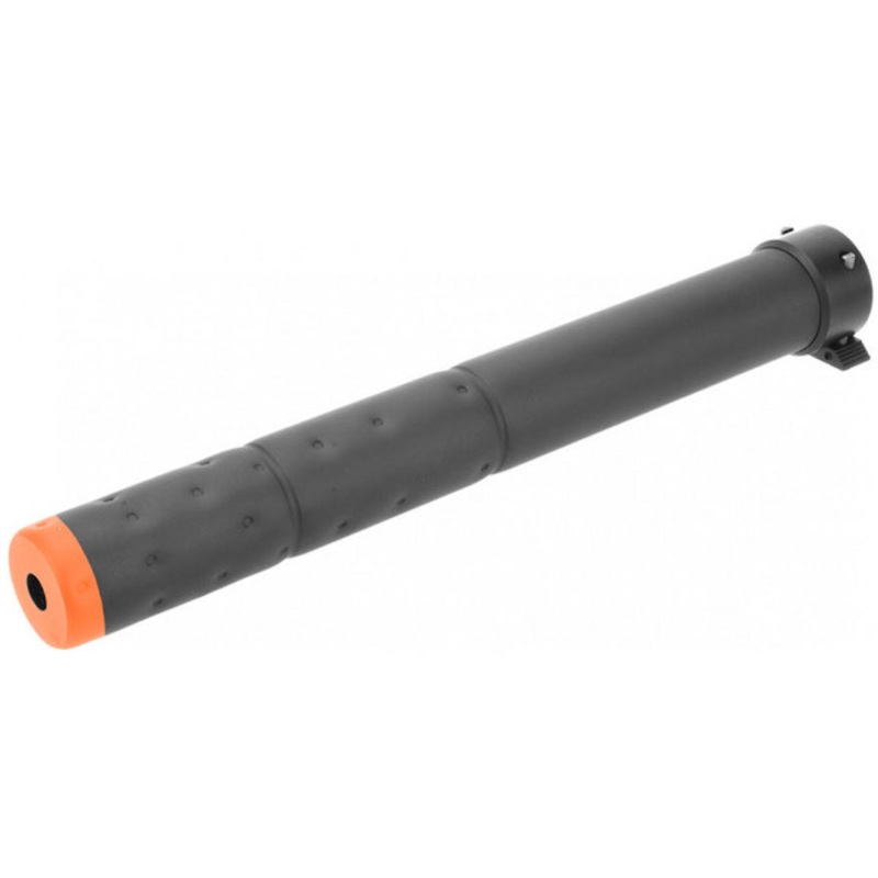 Golden Eagle Airsoft M4 Series Barrel E QD Mock Suppressor, Black