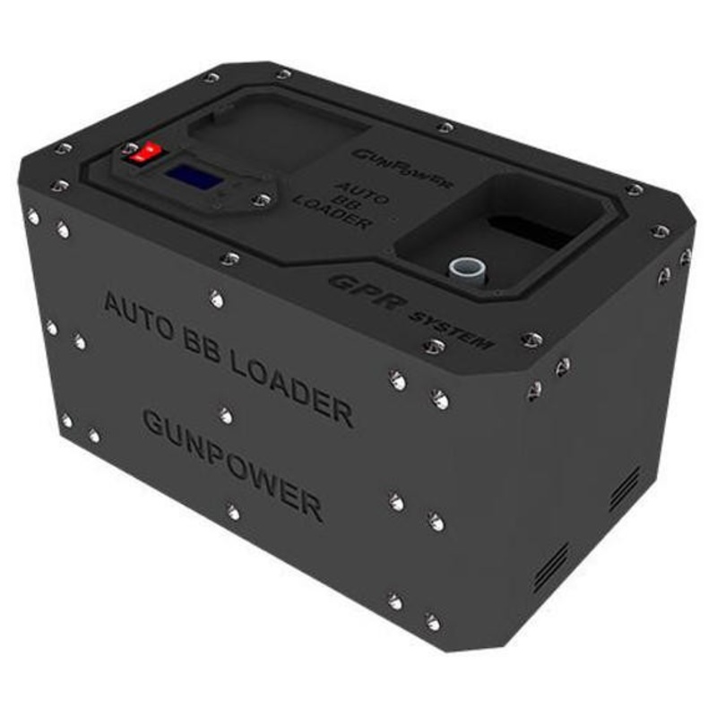 GunPower High Speed Electric Automated Airsoft BB Speed Loader, Black