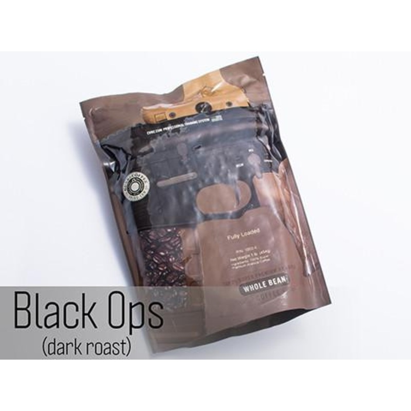 Guns & Coffee Fully Loaded Black Ops Dark Roast 100% Arabica Premium Coffee