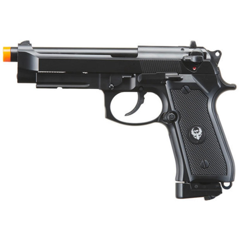 HFC Metal M9 CO2 Gas Blowback Airsoft Pistol, Black