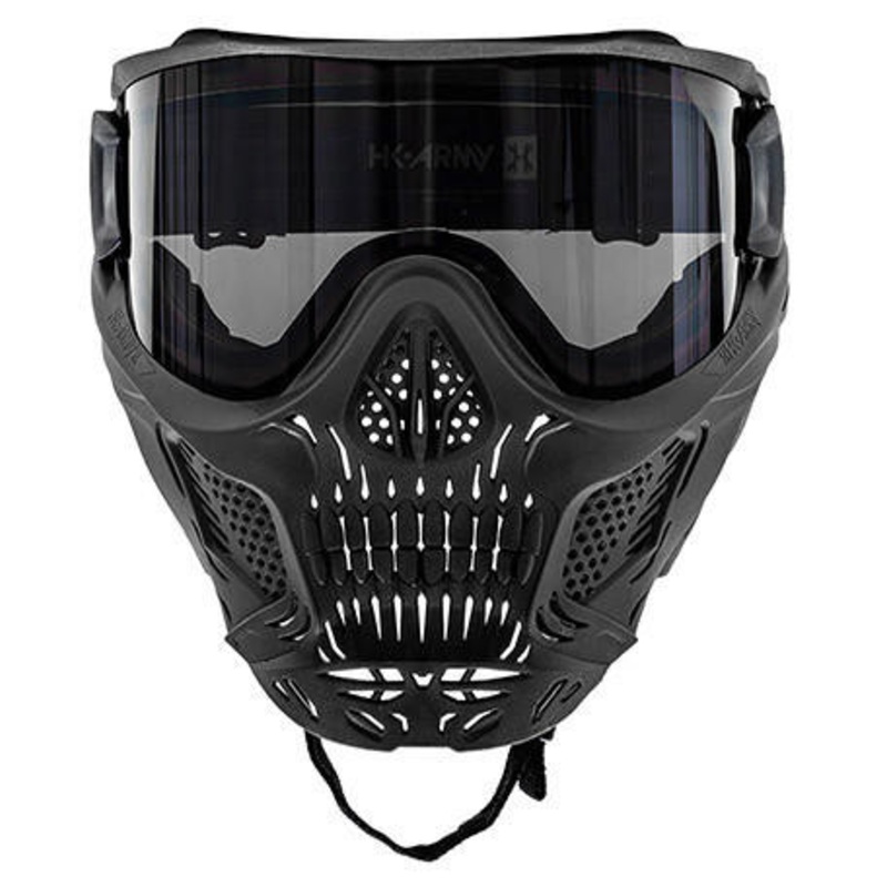 HK Army HSTL Skull Punisher Goggle, Black w/ Smoke Lens