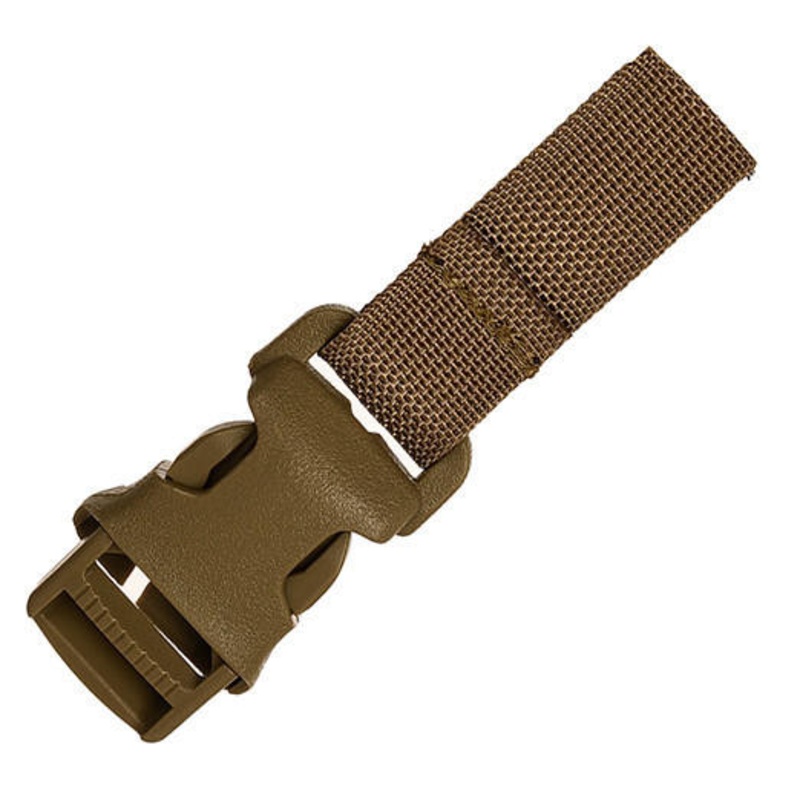 Lancer Tactical 3 Piece MOLLE Buckle System Set, Tan