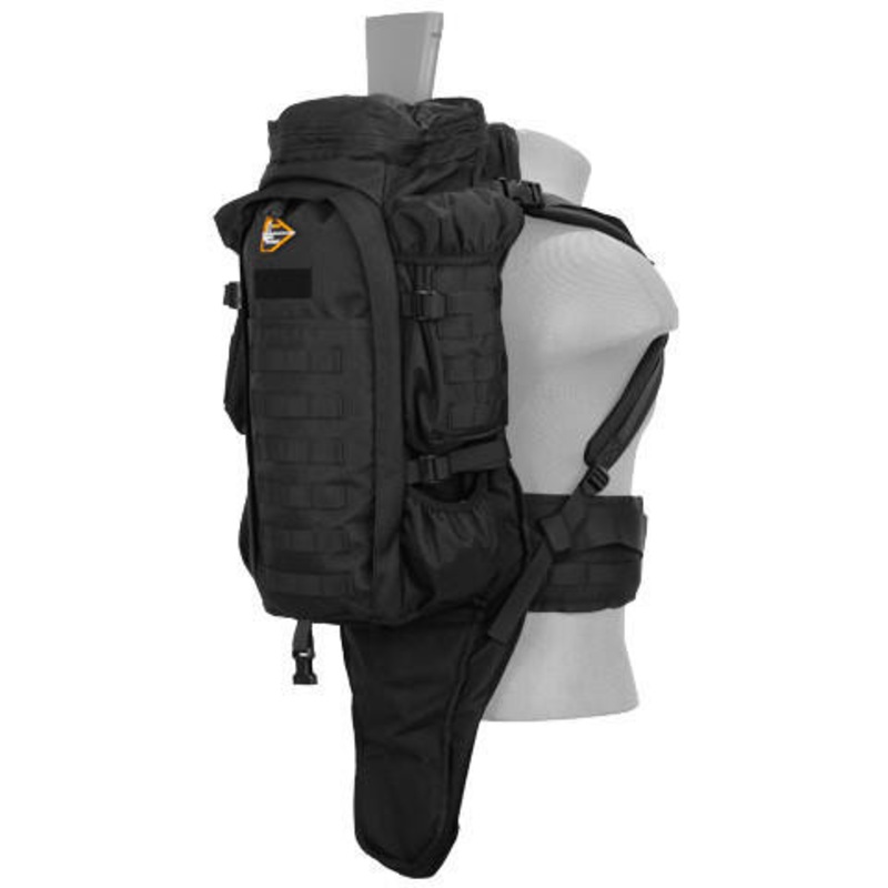 Lancer Tactical Nylon Rifle Backpack, Black