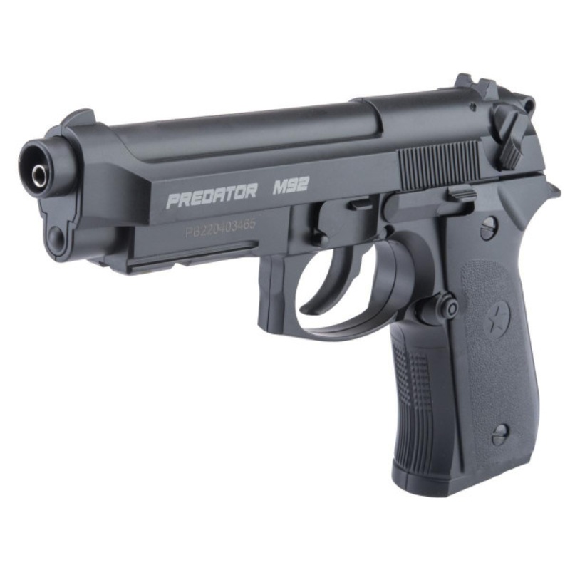 Matrix Predator M9 4.5mm CO2 Air Pistol, Black
