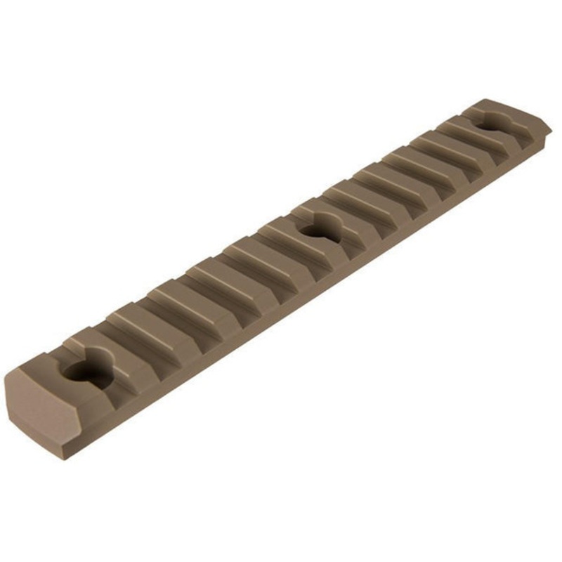 Ranger Armory 13-Slot Aluminum Picatinny Rail Section For M-LOK, Tan