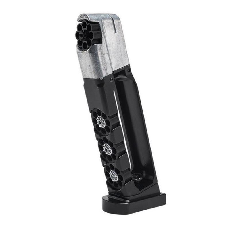 Umarex SA10 .177 BB/Pellet CO2 24rds Air Pistol Magazine, Black