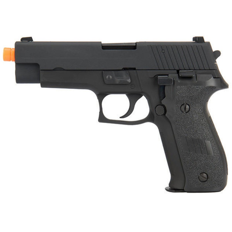 WE Tech F226 Gas Blowback Airsoft Pistol, Black