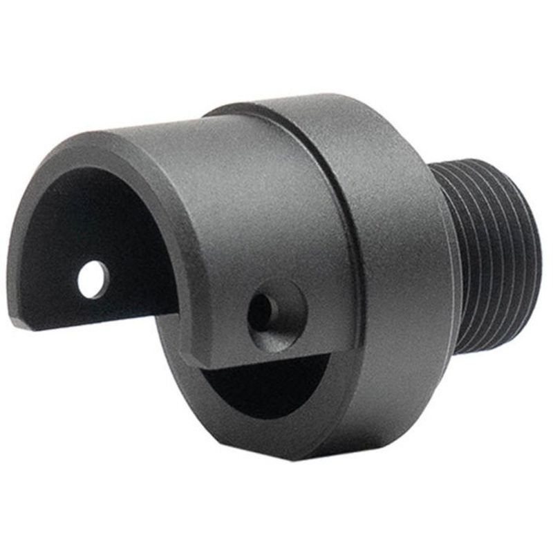 Action Army AAP-01 14mm CCW Threaded Receiver Adapter, Black