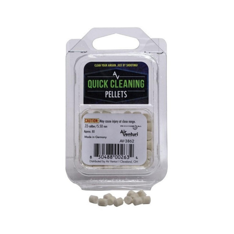 Air Venturi .22 Cal Quick Cleaning Pellets, 80ct