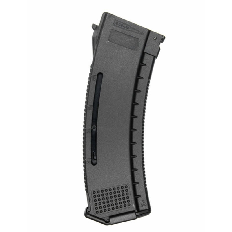 Arcturus Tactical AKM/AK74/AK12 Series 30/130rd Mid-Cap Airsoft Magazine, Black
