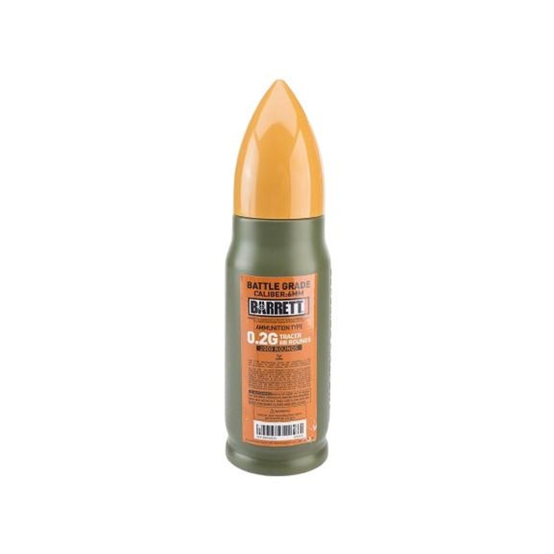 EMG Barrett Battle Grade 0.20g 2000rd 6mm Airsoft Tracer BBs, Green