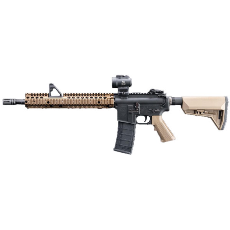 EMG Custom Built Colt Licensed 12 FSP M4A1 SOPMOD Block 2 Airsoft AEG Rifle, Dark Earth