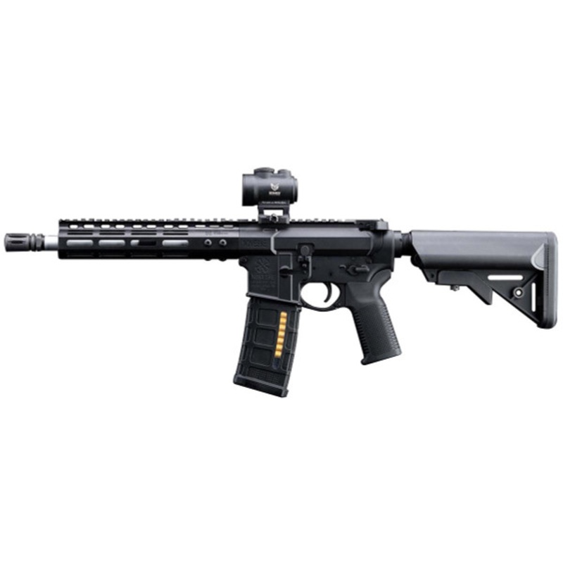 EMG Noveske Licensed N4 MWS Gen3 Green Gas Blowback GBB Airsoft Rifle, Black
