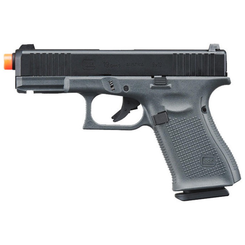 Glock 19 Gen 5 GBB Airsoft Pistol, Tungsten Grey