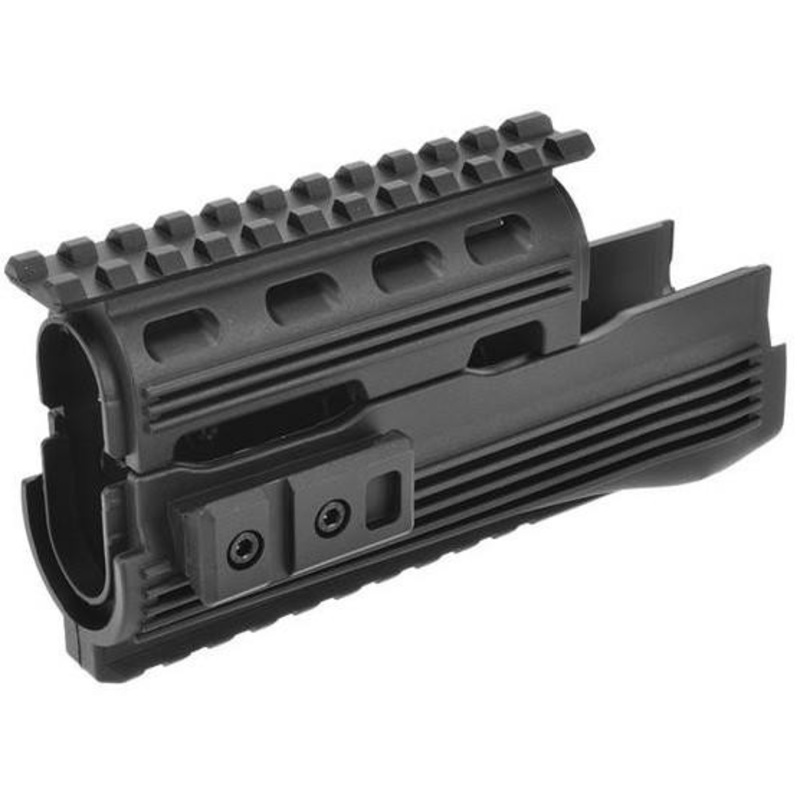 Golden Eagle Airsoft AK47 RIS Polymer Tactical Handguard, Black