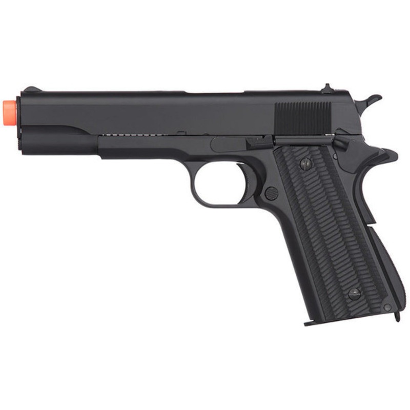 Golden Eagle IMF 3311 1911A1 Gas Blowback Airsoft Pistol, Black