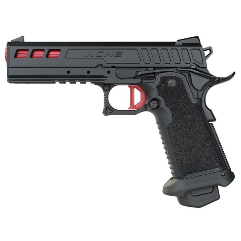 ICS Hi-Capa ACME GBB Airsoft Pistol, Black