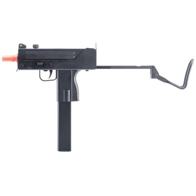 JG Full Size MAC-10 Airsoft AEG Sub Machine Gun, Black