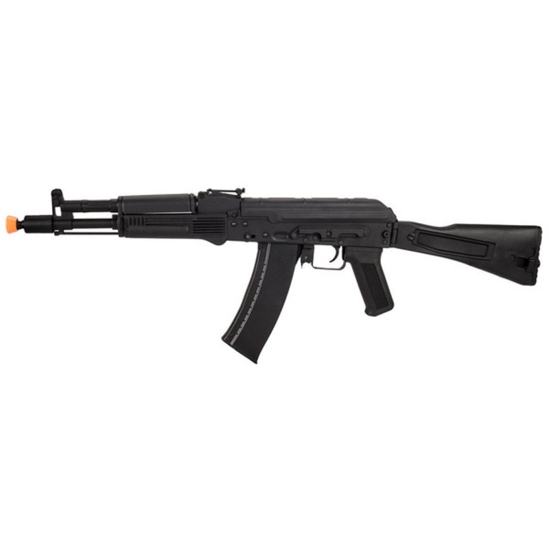 Lancer Tactical AK-Series AK-105 AEG Airsoft Rifle w/ Foldable Stock, Black