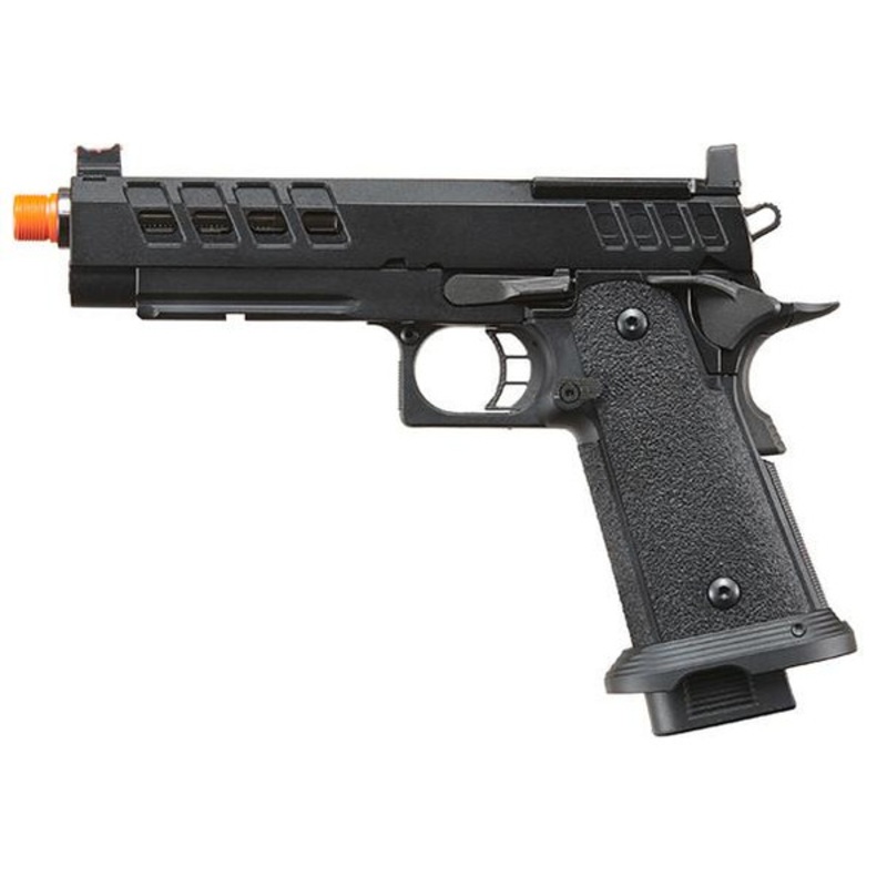 Lancer Tactical Heracles Hi-Capa Gas Blowback Airsoft Pistol, Black