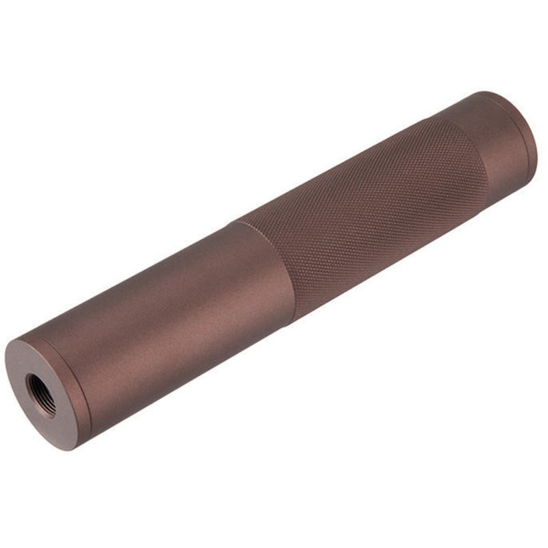 Lancer Tactical NATO Tactical 14mm CCW Mock Suppressor, Burnt Umber