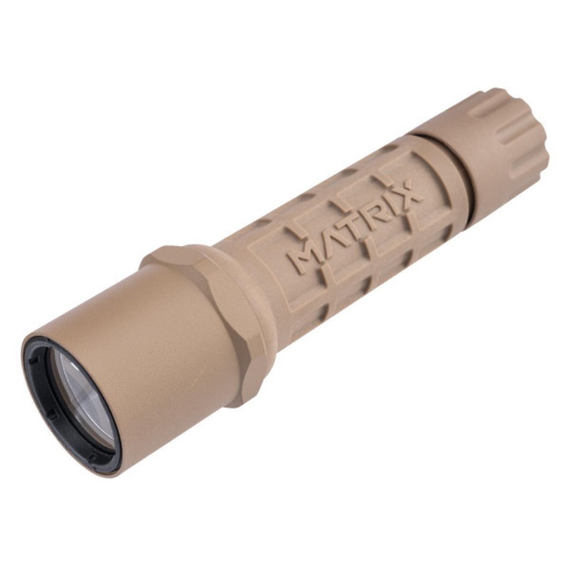 Matrix T6 XML 350 Lumen Handheld Combat EDC Flashlight, Tan