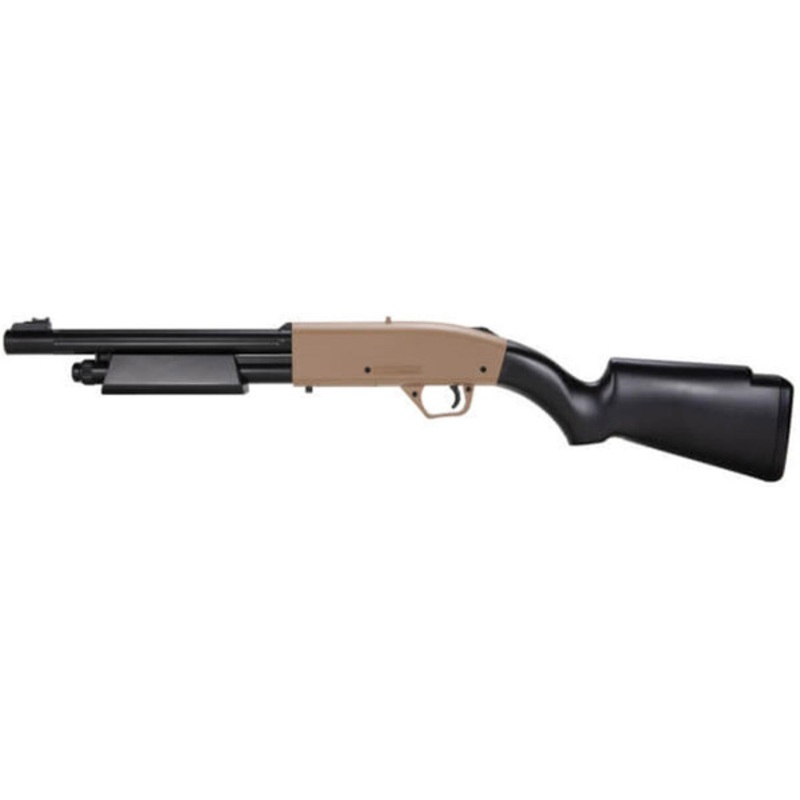 Umarex NXG Pump Action CO2 .177 Caliber Air Shotgun, Black/FDE