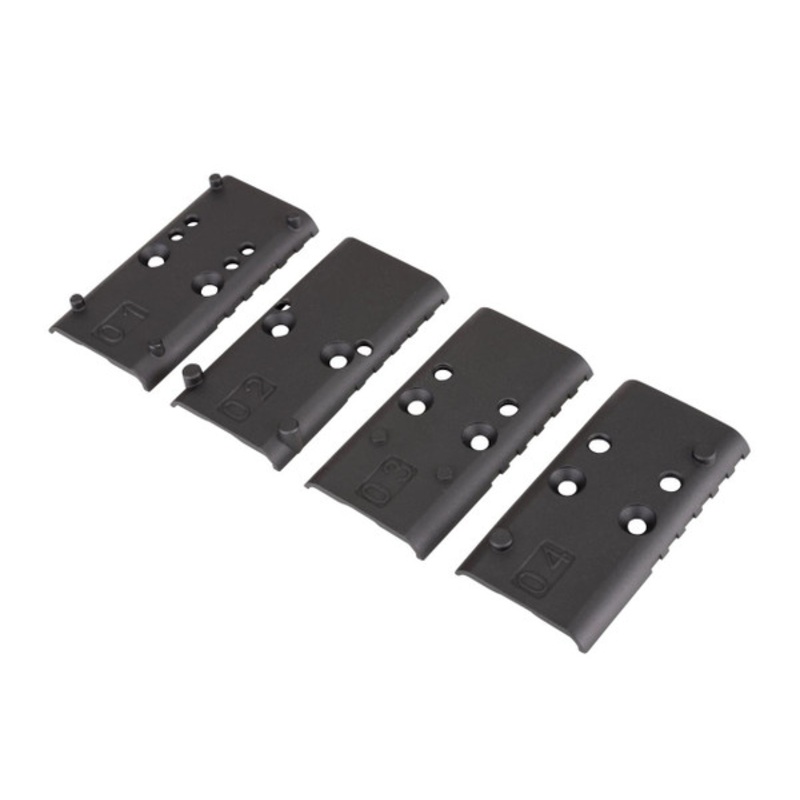 Umarex Optic Adapter Plates for GLOCK Type MOS 1 Airsoft & Airguns, 4pack
