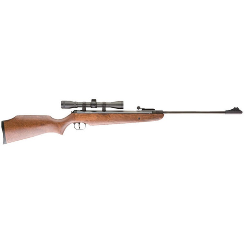 Umarex Ruger Air Hawk .177 Cal Pellet Break Barrel Air Rifle with Scope, Wood/Black