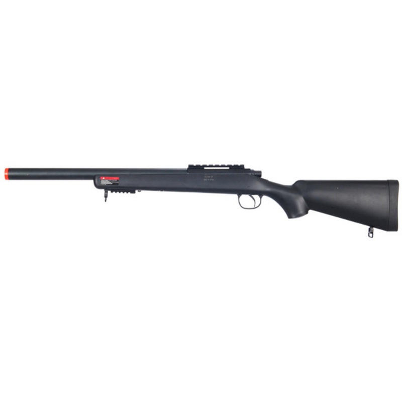 Wellfire VSR-10 Bolt Action Airsoft Sniper Rifle, Black