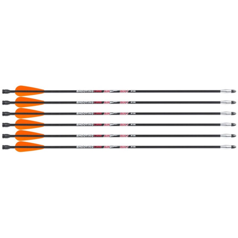 Air Venturi .45 Cal Air Bolt, 6 Pack, Black