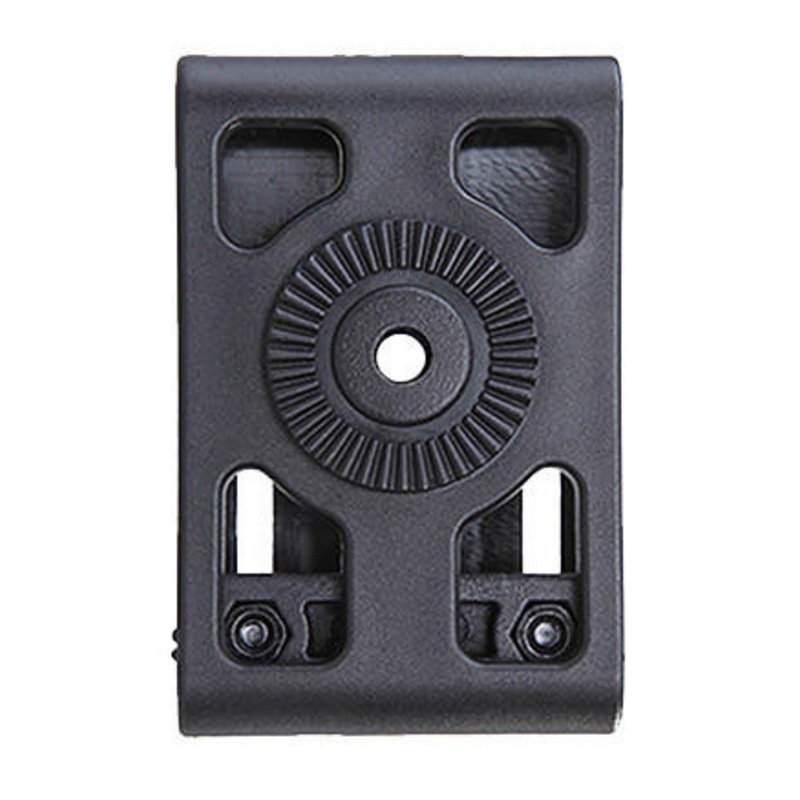 Amomax Belt Clip for Pistol Holsters, Black