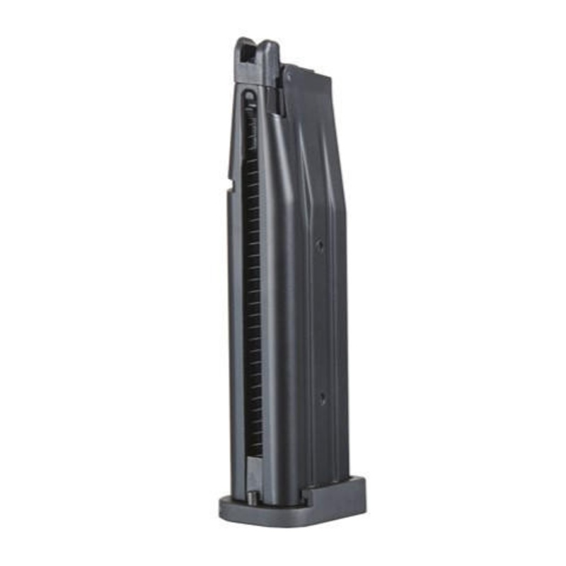 Army Armament R609-B 28rds Green Gas Airsoft Magazine, Black