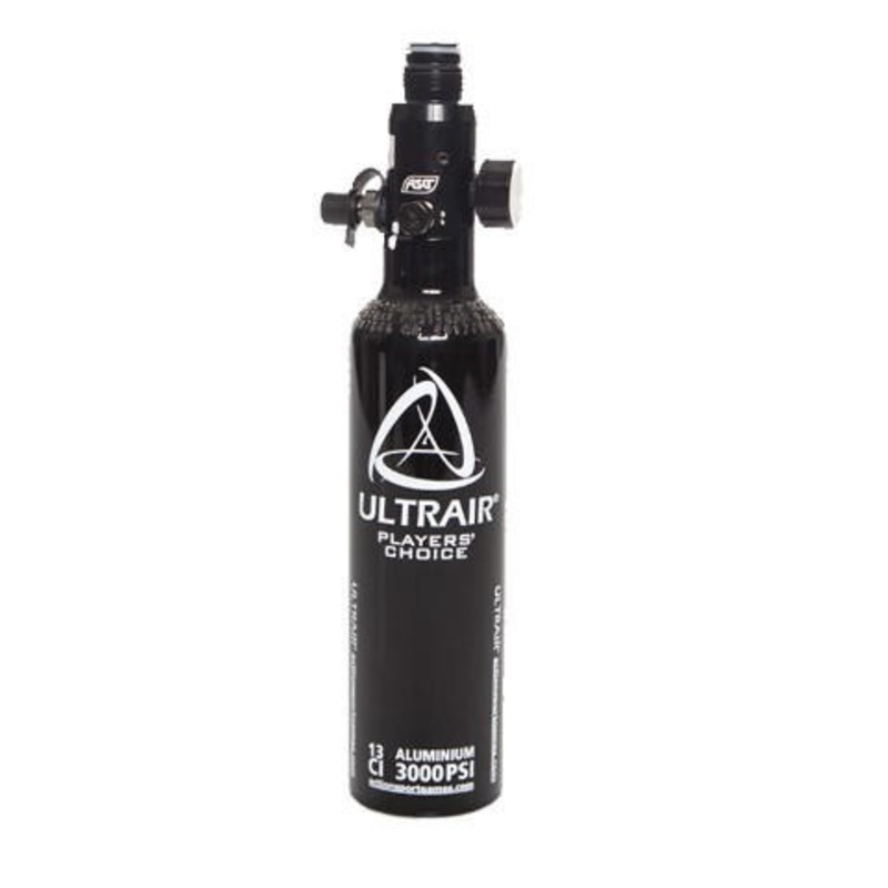 ASG Ultrair HPA Tank 13ci/3000 psi Aluminum Tank, Black