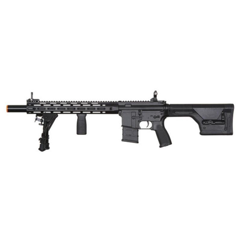 Atlas Custom Works Specialized DMR M-LOK AEG Airsoft Sniper Rifle, Black