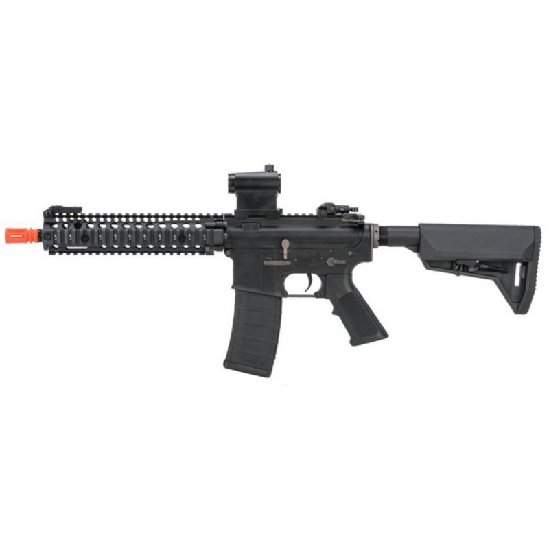 EMG Colt x Daniel Defense SOPMOD Block II M4 Airsoft AEG Rifle, Black
