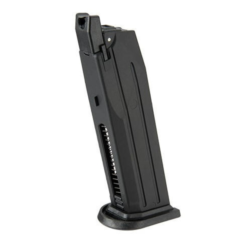 ICS XFG Gas Blowback 19 Round Magazine, Black