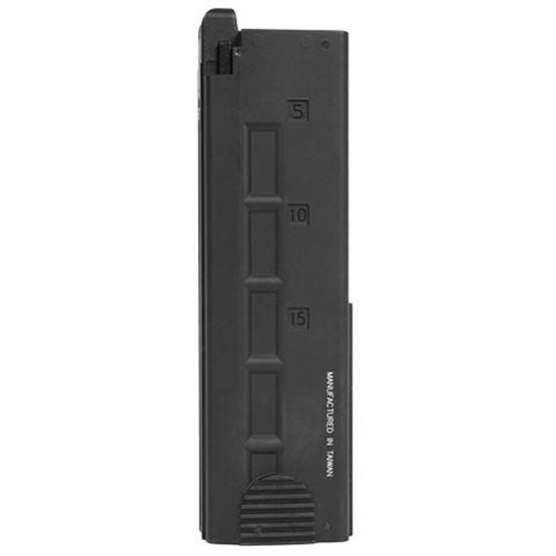 KWA Airsoft 20rd KMP9 GBB SMG Magazine, Black