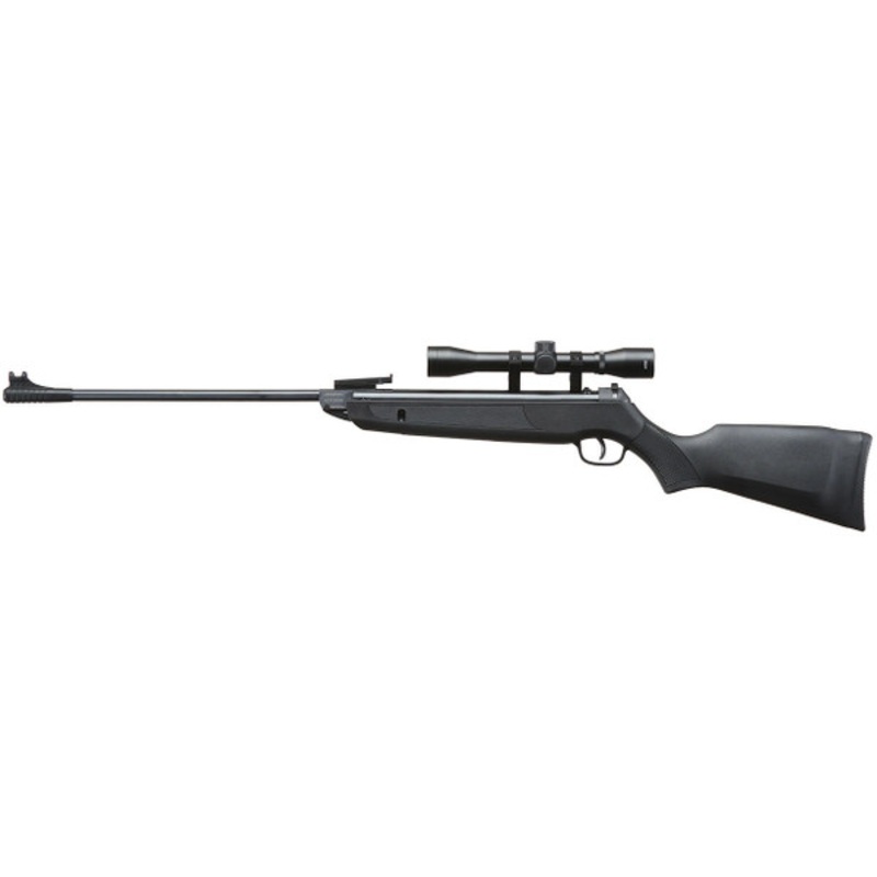 Lancer Air .22 Caliber Pellet Break Barrel Air Rifle w/ Scope, Black