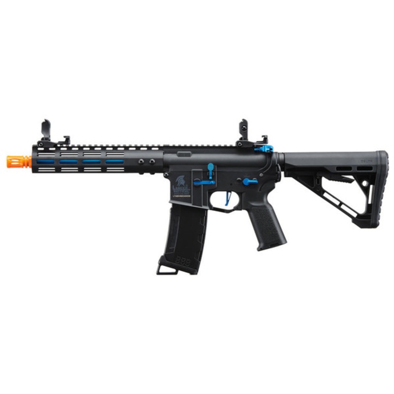 Lancer Tactical Gen 3 Archon 9 M-LOK M4 Airsoft AEG Rifle w/ Delta Stock, Black/Blue