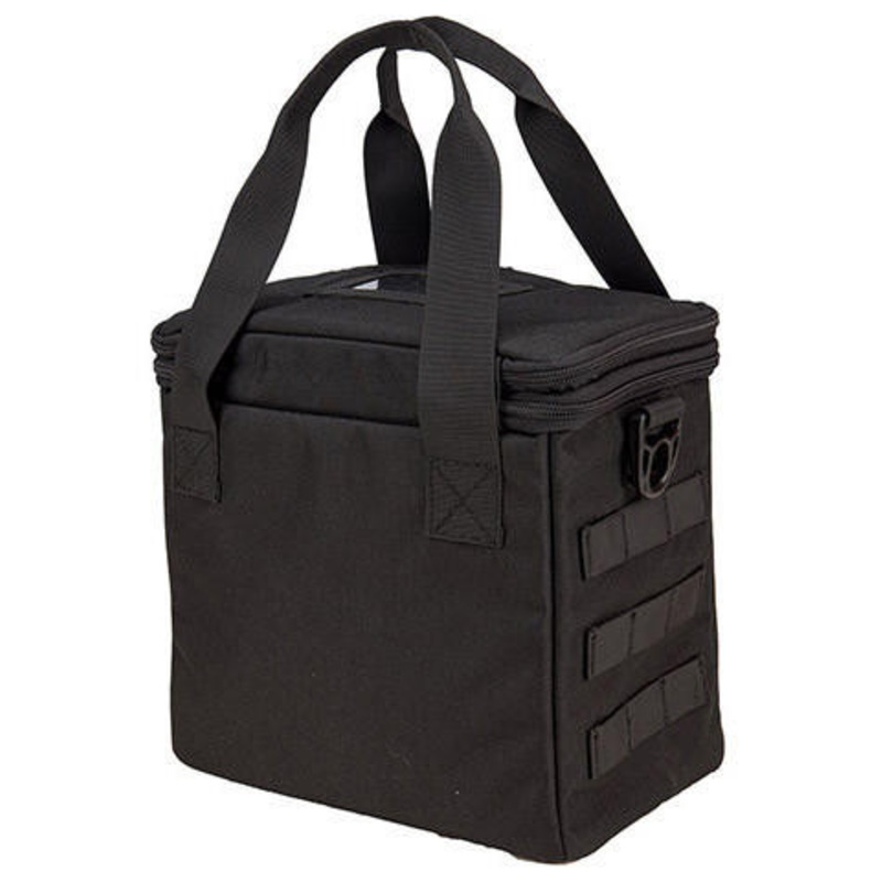 Lancer Tactical Nylon Pistol Range Bag, Black