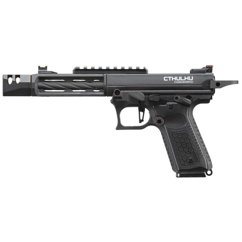 Lancer Tactical x Tandemkross CTHULHU Gas Blow Back Airsoft Pistol, Black