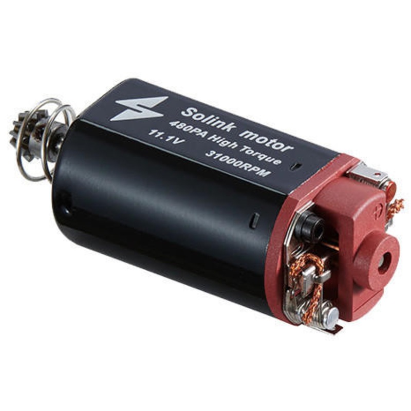 Solink 480 Super Torque 31000rpm Short Type Motor for V3 Gearboxes, Black