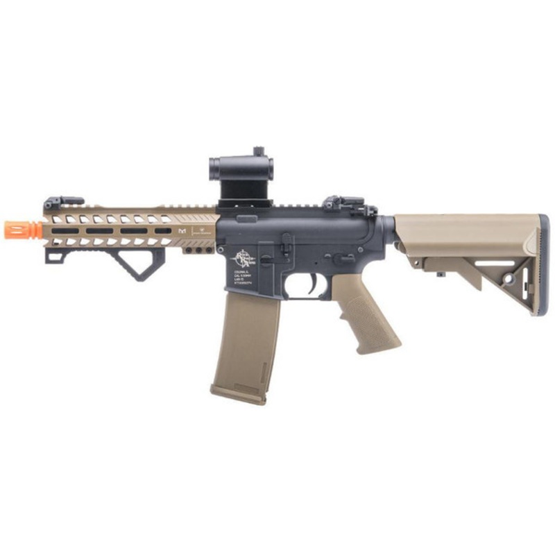Specna Arms CORE Series M4 Strike 8 M-LOK Airsoft AEG Rifle, Tan/Black