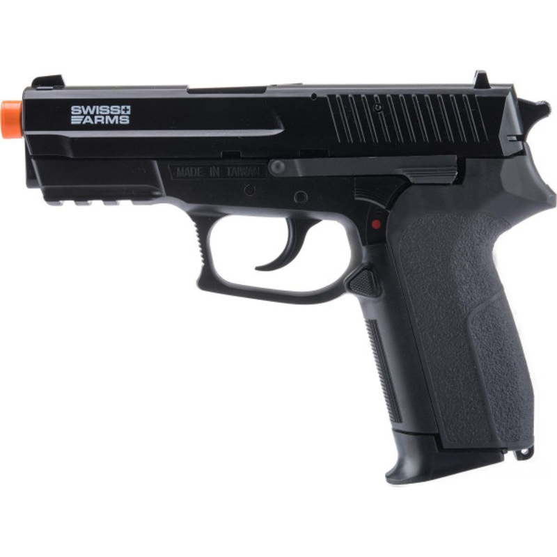 Swiss Arms SA2022 Airsoft Spring Pistol, Black