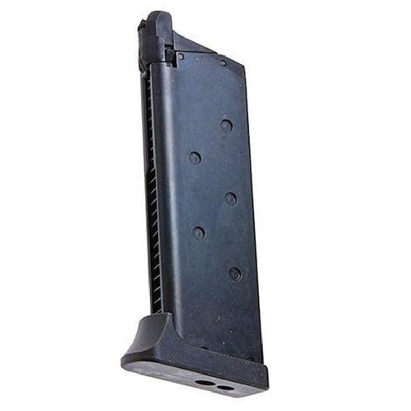 Tokyo Marui Chisato 22 Round Green Gas Airsoft Magazine, Black