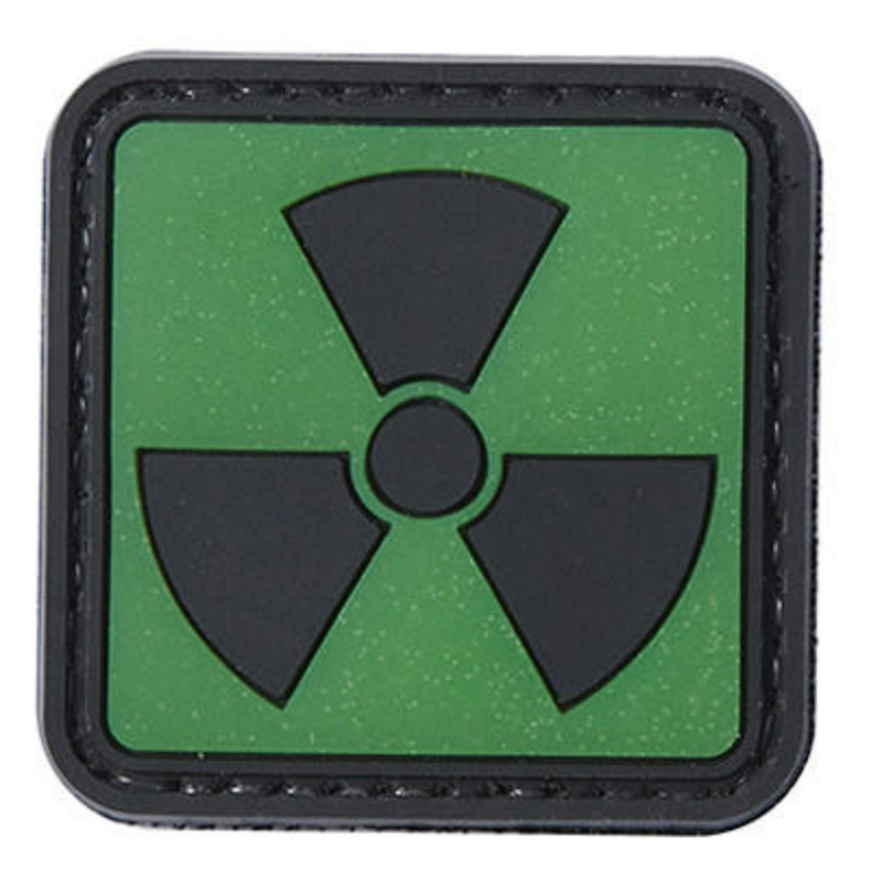 Ukarms Atomic PVC Patch, Black/Green