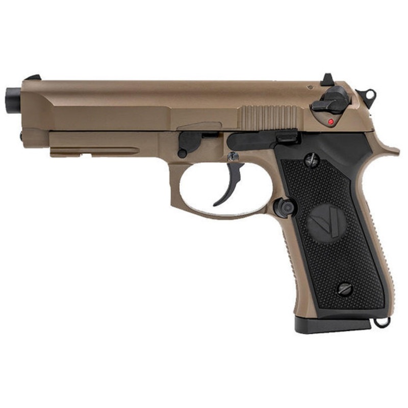 Vorsk VM9 Osiris Gas Blowback Airsoft Pistol, Dark Earth