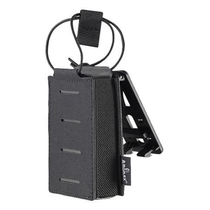 Amomax Fabric Rifle Magazine Pouch, Black
